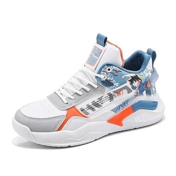 Muške vodootporne lagane tenisice sa srednjom visinom gornjeg dijela, vezicama, gumeni potplat