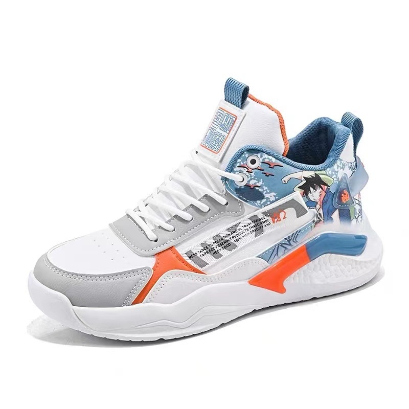 Muške vodootporne lagane tenisice sa srednjom visinom gornjeg dijela, vezicama, gumeni potplat