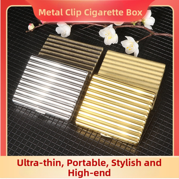 Plastmasas cigarešu kārba 10 cigaretēm, pārnēsājama, ar kartes slota dizainu, pretestība pret saspiešanu, ar logo personalizāciju