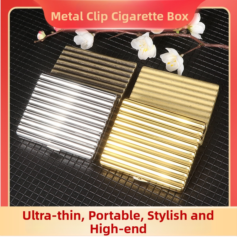 Plastmasas cigarešu kārba 10 cigaretēm, pārnēsājama, ar kartes slota dizainu, pretestība pret saspiešanu, ar logo personalizāciju