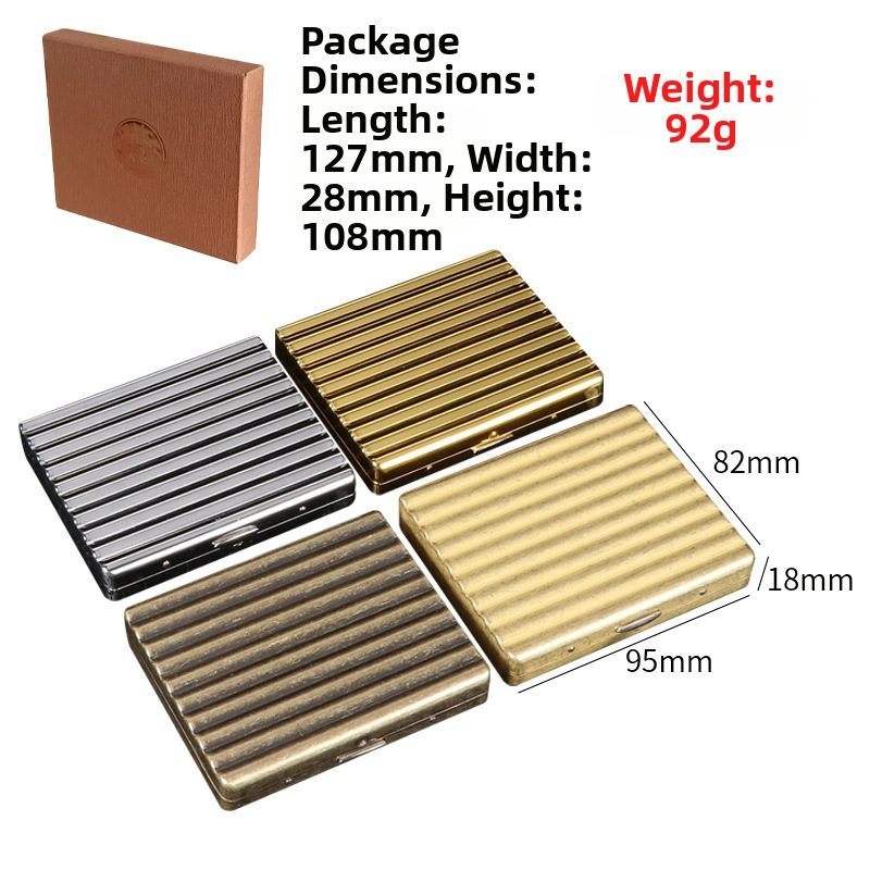 Plastikinė dėžutė cigaretėms, 10 vnt, nešiojama, kortelių skyriaus dizainas, atspari deformacijai, logotipo pritaikymas