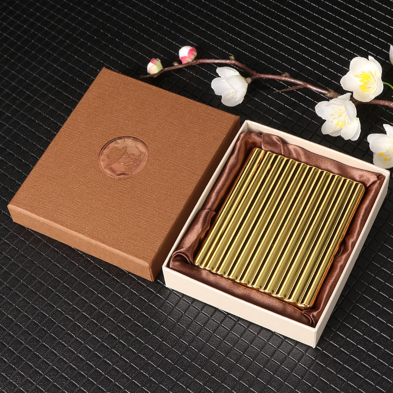 Plastmasas cigarešu kārba 10 cigaretēm, pārnēsājama, ar kartes slota dizainu, pretestība pret saspiešanu, ar logo personalizāciju