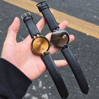 Sat EP0205A s japanskim kvarcnim mehanizmom, analogno-digitalni prikaz, kalendar, kožni remen, vodootpornost 30M