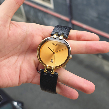 Sat EP0205A s japanskim kvarcnim mehanizmom, analogno-digitalni prikaz, kalendar, kožni remen, vodootpornost 30M