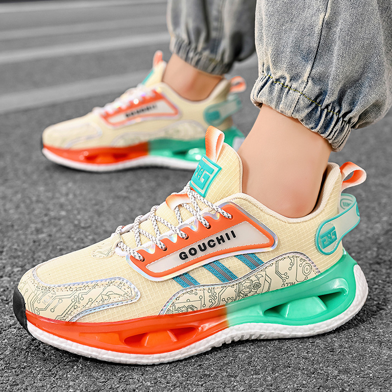 Unisex αναπνεύσιμα mesh παπούτσια running, καθημερινά αθλητικά με κορδόνια, καουτσούκ σόλα