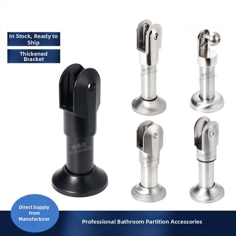 Tualetes nodalījuma atbalsta kāja - nerūsējošais tērauds, virsmas apstrāde ar aukla vilkšanu, Sowegu