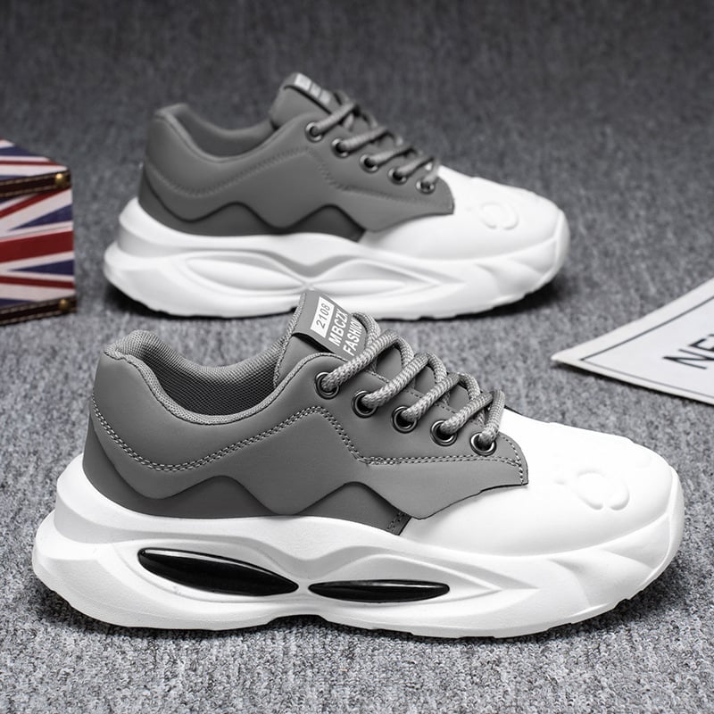 Vyriska Slip-On Bateliai, Dirbtinė oda, Spalvų Blokai, Guma Padas, Žemas kulnas 1–3 cm