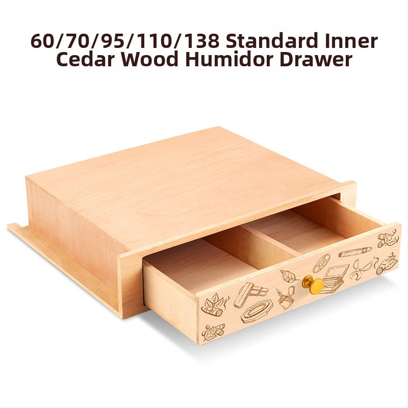 Cigāru skapis atvilktne – cedru koks, putekļu izturīgs, mūsdienīgs minimālisma stils, Cigarloong