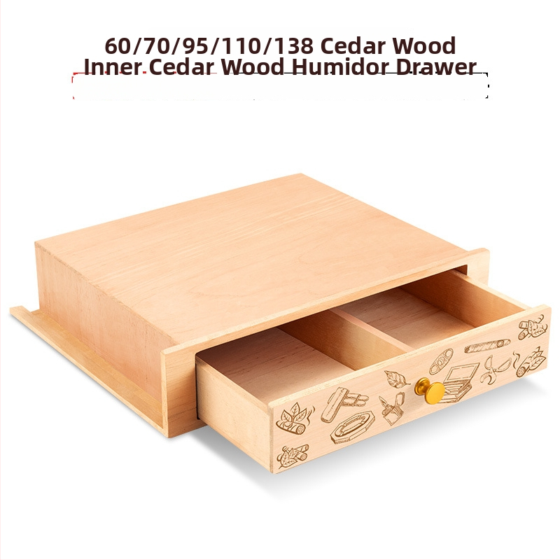 Cigāru skapis atvilktne – cedru koks, putekļu izturīgs, mūsdienīgs minimālisma stils, Cigarloong