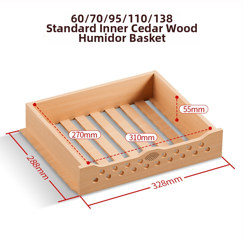 Cigāru skapis atvilktne – cedru koks, putekļu izturīgs, mūsdienīgs minimālisma stils, Cigarloong
