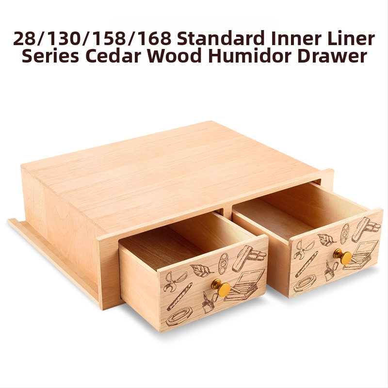 Cigāru skapis atvilktne – cedru koks, putekļu izturīgs, mūsdienīgs minimālisma stils, Cigarloong