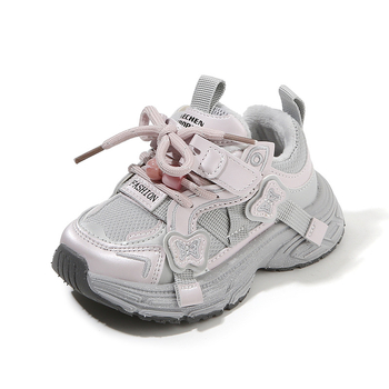 Sportske tenisice za djevojčice, gornji dio od mikrovlakana, EVA đon, zimsku verziju, Velcro zatvarač, za uzrast 1–6 godina