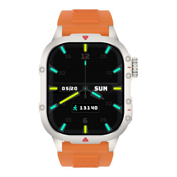 B04 išmanusis laikrodis širdies ritmo stebėjimui, IPS ekranas, Bluetooth skambučiai, kasdienis atsparumas vandeniui, suderinamas su iOS