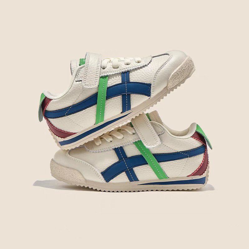 Unisex dječje tenisice s Velcro kopčom, gornji materijal od super vlakana, gumeni potplat – uzrast 4–16, proljeće 2025 izdanje