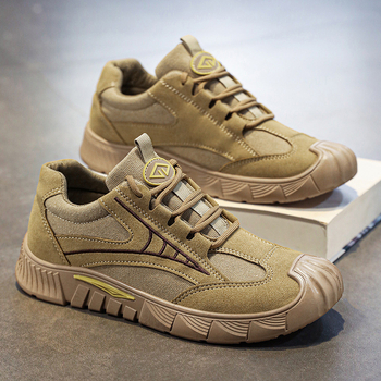 Vyrų apsauginiai darbo batai | prieš slydimą, kvėpuojančios, lengvos, EVA įdėklas, dirbtinės odos viršus