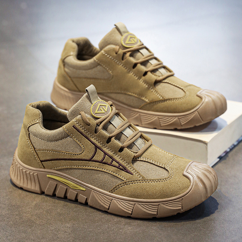 Vyrų apsauginiai darbo batai | prieš slydimą, kvėpuojančios, lengvos, EVA įdėklas, dirbtinės odos viršus