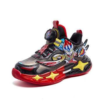 Bērnu ziemas apavi ar karikatūru rakstu, augšdaļa no mikrošķiedras, EVA zole, pogu aizdare, universāls, vecums 7–16 gadi