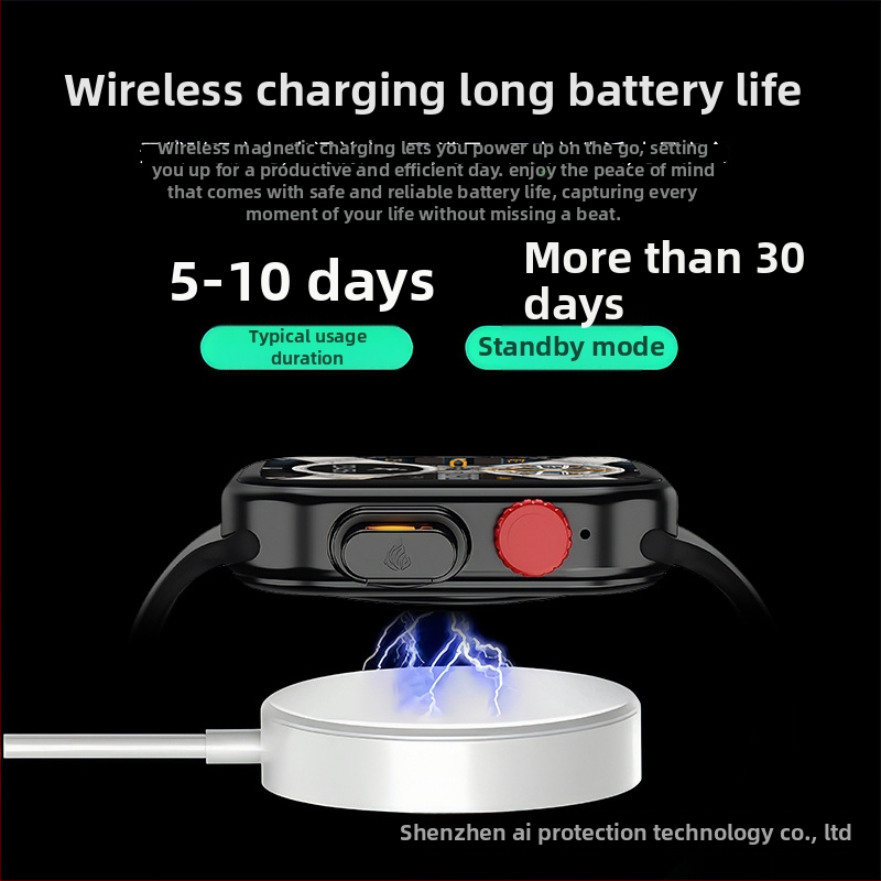 Išmanusis laikrodis su Bluetooth skambučiais ir NFC Alipay mokėjimais, sveikatos jutikliai (širdies ritmas, kraujospūdis, kraujo deguonies lygis), miego ir sporto stebėjimas, 1,95 colių TFT kvadratinis ekranas