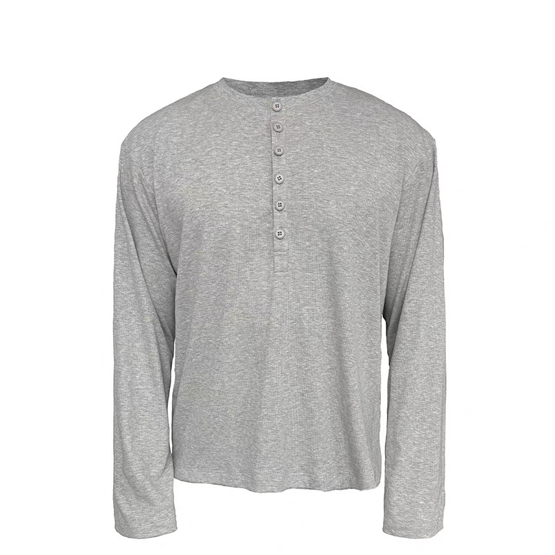 Ανδρικό μακρυμάνικο T-shirt, στρογγυλός λαιμός, χαλαρή εφαρμογή, πολυεστέρας, για άνοιξη και φθινοπωρο.