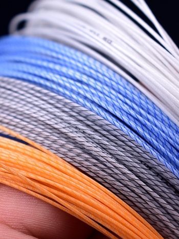 Bádminton ütő damil, magas erősségű nylon és rost damil, kettős szál, tartós edzéshez