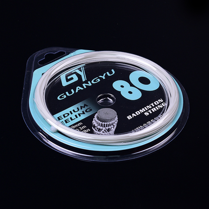 Bádminton ütő damil, magas erősségű nylon és rost damil, kettős szál, tartós edzéshez