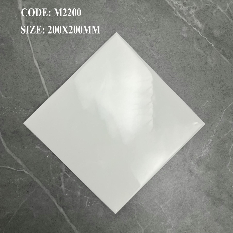 Nordic stílusú kerámia belső falcsempe, négyzetes, pásztorális kockás mintázat, matt felület, nedvességálló