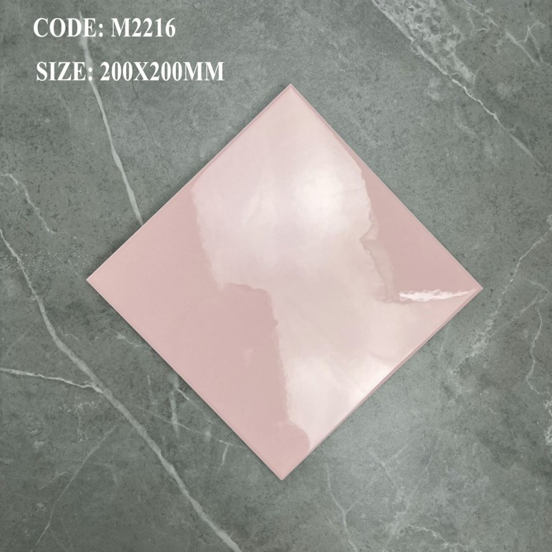 Nordic stílusú kerámia belső falcsempe, négyzetes, pásztorális kockás mintázat, matt felület, nedvességálló