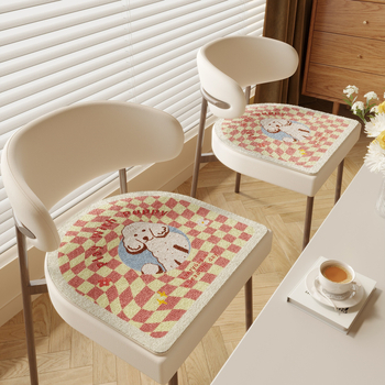 Jastuk za sjedenje Dongzhao, u obliku potkove, protuklizan, materijal: poliester, punjenje: poliester vlakna, uzorak: crtani likovi, za dnevni boravak, spavaću sobu, radnu sobu, balkon