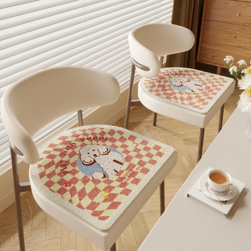 Jastuk za sjedenje Dongzhao, u obliku potkove, protuklizan, materijal: poliester, punjenje: poliester vlakna, uzorak: crtani likovi, za dnevni boravak, spavaću sobu, radnu sobu, balkon