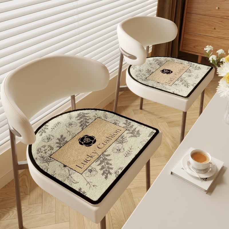 Jastuk za sjedenje Dongzhao, u obliku potkove, protuklizan, materijal: poliester, punjenje: poliester vlakna, uzorak: crtani likovi, za dnevni boravak, spavaću sobu, radnu sobu, balkon