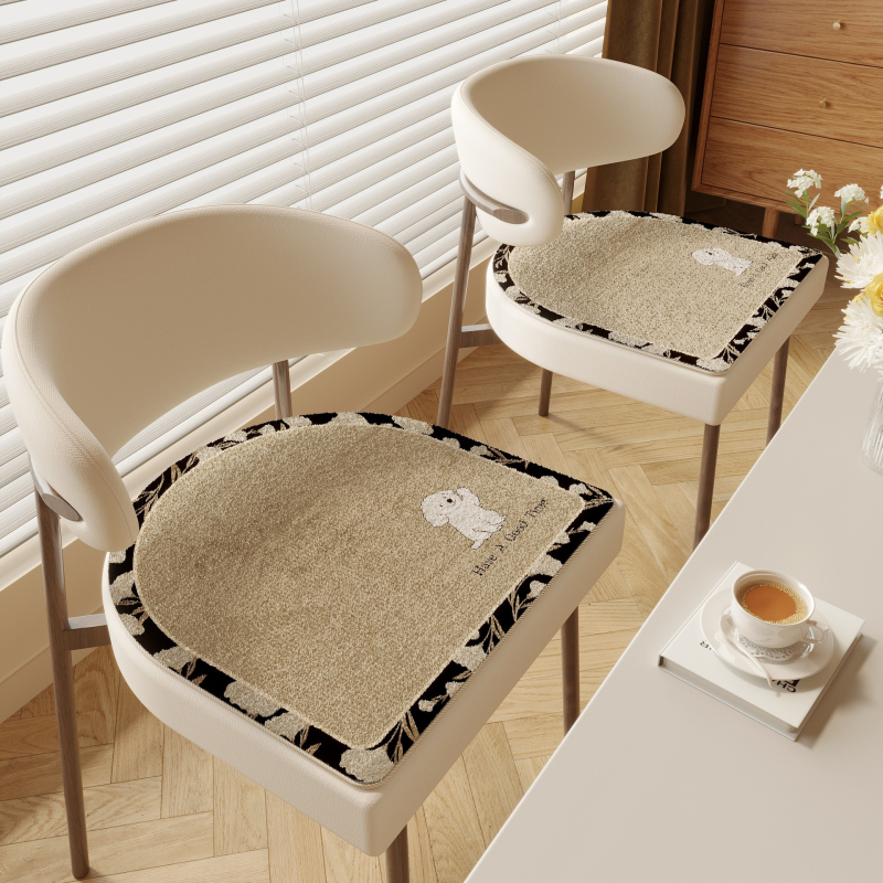 Jastuk za sjedenje Dongzhao, u obliku potkove, protuklizan, materijal: poliester, punjenje: poliester vlakna, uzorak: crtani likovi, za dnevni boravak, spavaću sobu, radnu sobu, balkon