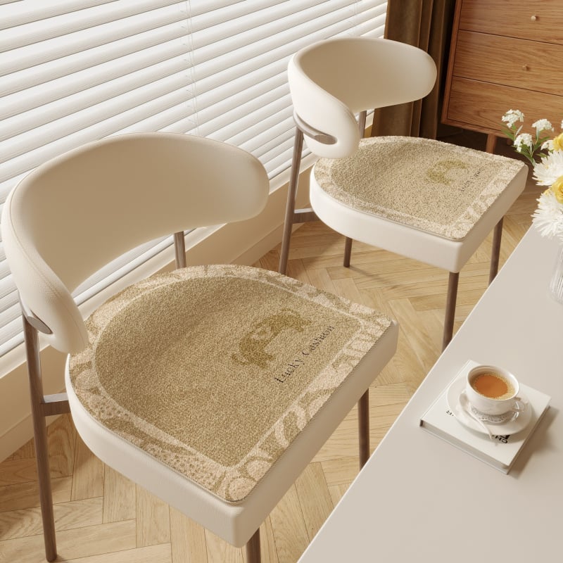 Jastuk za sjedenje Dongzhao, u obliku potkove, protuklizan, materijal: poliester, punjenje: poliester vlakna, uzorak: crtani likovi, za dnevni boravak, spavaću sobu, radnu sobu, balkon