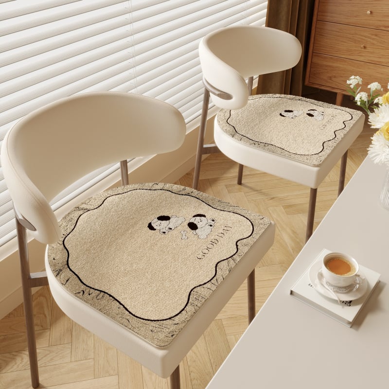 Jastuk za sjedenje Dongzhao, u obliku potkove, protuklizan, materijal: poliester, punjenje: poliester vlakna, uzorak: crtani likovi, za dnevni boravak, spavaću sobu, radnu sobu, balkon