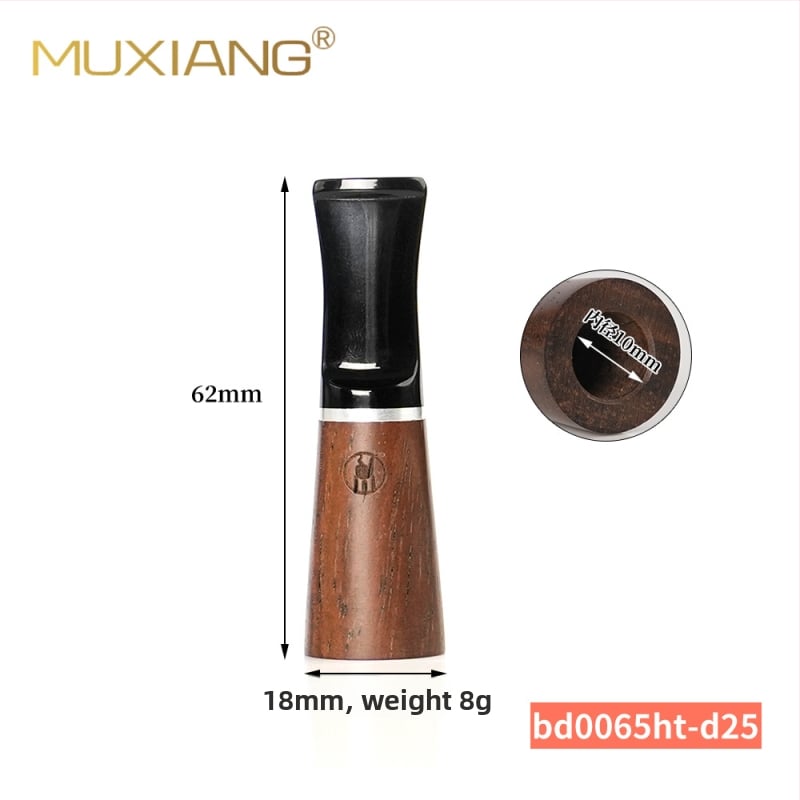 MUXIANG Wooden Aroma дървен мундшут за пура, ръчна изработка, персонализиран, минималистичен стил