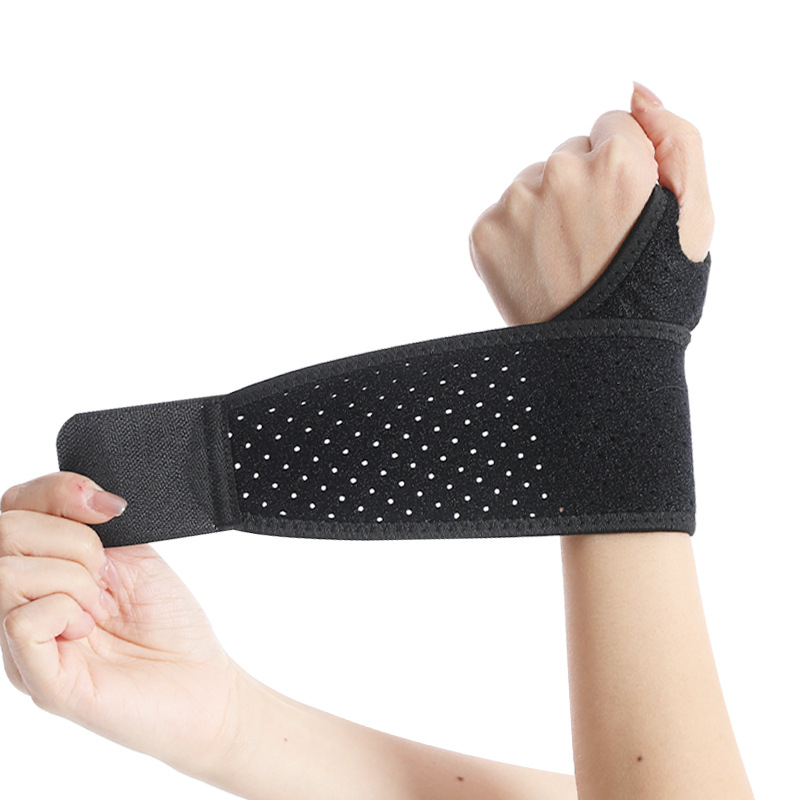 Προστασία καρπού για αθλήματα – αναπνεύσιμο νεοπρέν, σχεδίαση περιτυλίγματος, αγκράφα για τον αντίχειρα, ενήλικας, κατάλληλο για μπόντμίντον