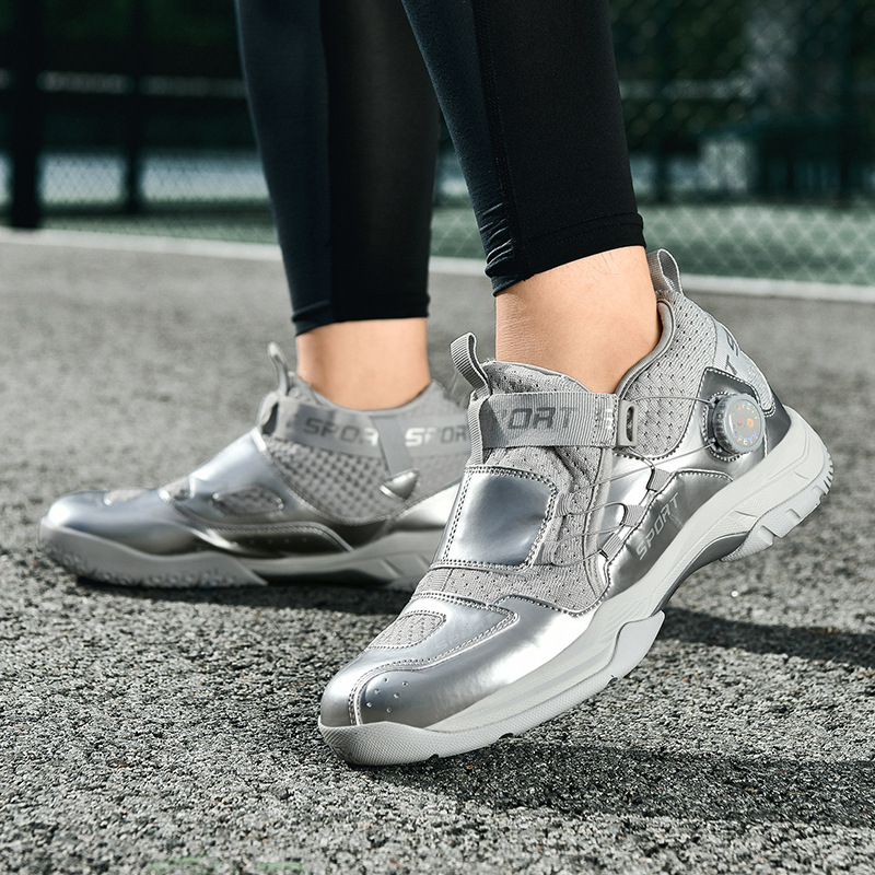 Badmintono bateliai vidaus treniruotėms, neslidus padas, kvėpuojanti tinklinė vidinė medžiaga, atspari gumos pada, priekinis raišteliavimas, unisex