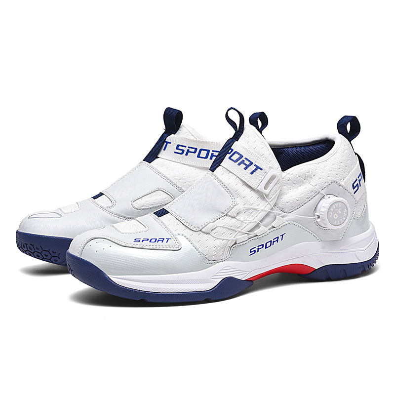 Badmintono bateliai vidaus treniruotėms, neslidus padas, kvėpuojanti tinklinė vidinė medžiaga, atspari gumos pada, priekinis raišteliavimas, unisex