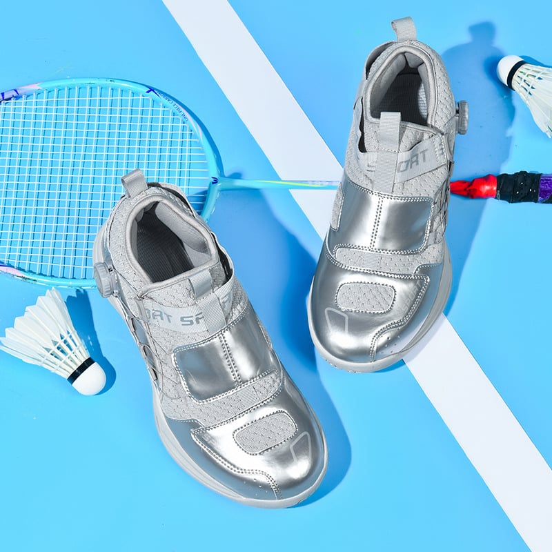 Badmintono bateliai vidaus treniruotėms, neslidus padas, kvėpuojanti tinklinė vidinė medžiaga, atspari gumos pada, priekinis raišteliavimas, unisex