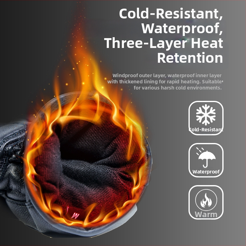 Motociklu braukšanas cimdi no aitas ādas, ar flīsa iekšpusi, pretslīdīgi, ar skārienjutīgu ekrānu saderīgi, īss stils