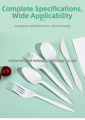 Vienkartinė PS plastikinė šakutė desertams, tortoms, vaisiams ir kepsniams, atskirai įpakuota; pakuotėje 1000 vnt; biologiškai skaidri; logotipo spausdinimas įmanomas