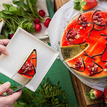 Integrirani nož za rezanje torti od nehrđajućeg čelika, jednostavan dizajn kućanski alat