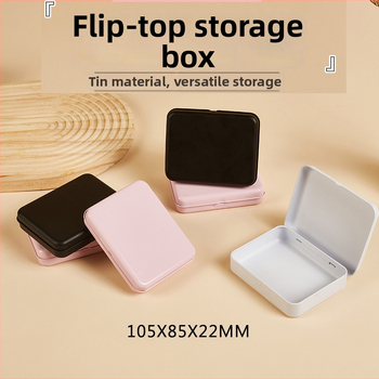 Kutija za cigarete od limenog lima, kvadratni metalni spremnik, offset tisak, prijenosna kutija, model YCSTOO-SY-105085022-XH, prilagodljivo