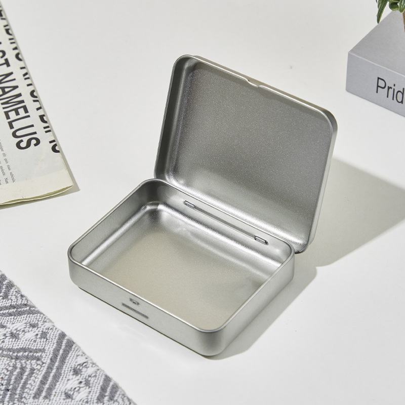 Kutija za cigarete od limenog lima, kvadratni metalni spremnik, offset tisak, prijenosna kutija, model YCSTOO-SY-105085022-XH, prilagodljivo