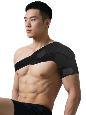 Ρυθμιζόμενη ελαστική ζώνη ώμου — μονοκόμματος προστατευτικός ώμου για ενήλικες, μπάσκετ και μπάντμιντον