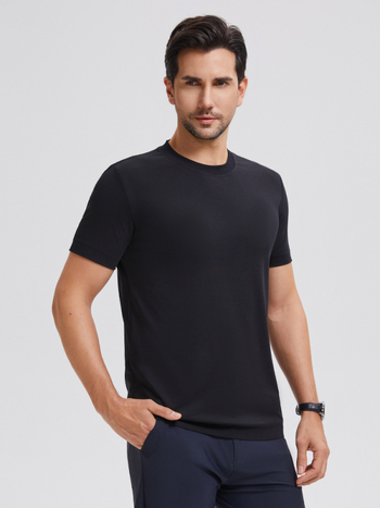 Tricou de bază unisex din bumbac, cu mânecă scurtă, antibacterian, 100% bumbac, culoare solidă, pentru fitness