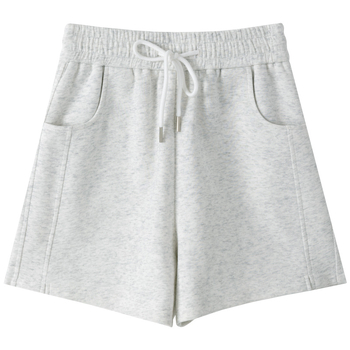 Γυναικείοι βαμβακεροί φαρδιοί παντελόνες με ψηλή μέση, μήκος τριών τεταρτών, ελαφρύ για το καλοκαίρι