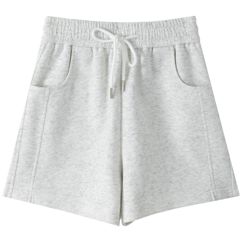 Γυναικείοι βαμβακεροί φαρδιοί παντελόνες με ψηλή μέση, μήκος τριών τεταρτών, ελαφρύ για το καλοκαίρι