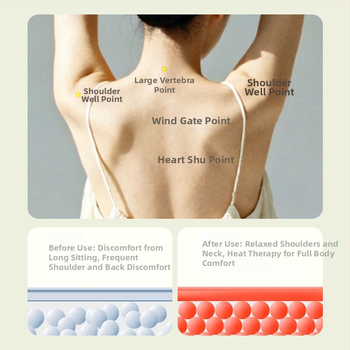 Pečių- kaklo žolelių karštasis kompresas su elektriniu šildymu, 220V, 50W, 9 laipsnių temperatūros reguliavimas, automatinis išjungimas