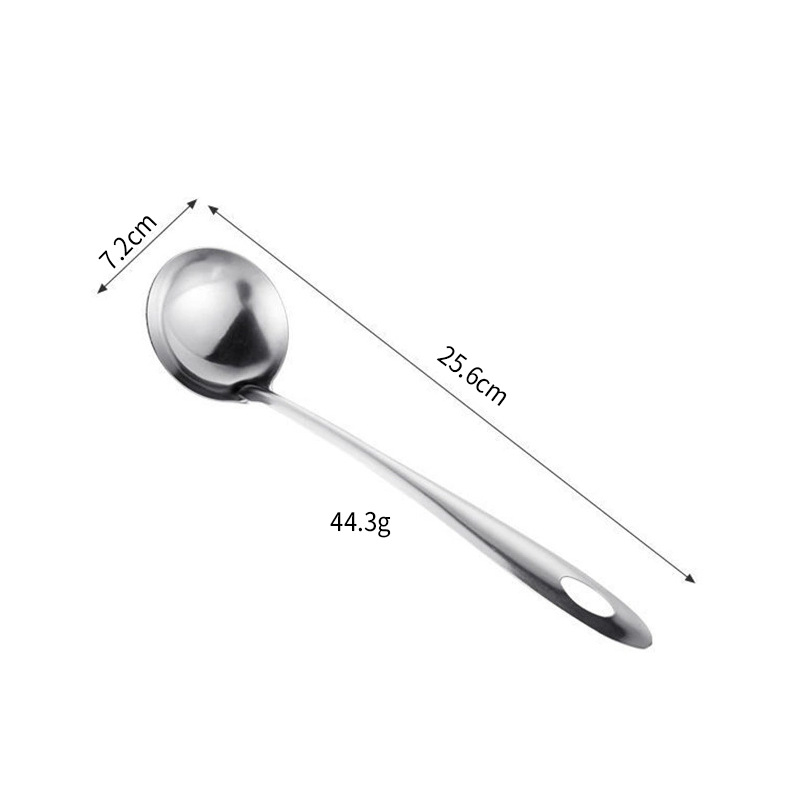 Κουτάλι για hot pot – μακριά λαβή, ανοξείδωτο ατσάλι, με σκούμερ για σερβίρισμα, μοντέρνο απλό στυλ