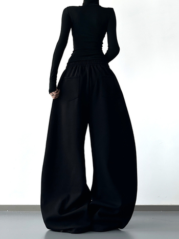 Naiste denim laiad püksid | kõrge vöökoht, pikad, talv 2025